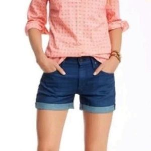 MOTHER Dropout Cuff Shorts - Bright Eyes